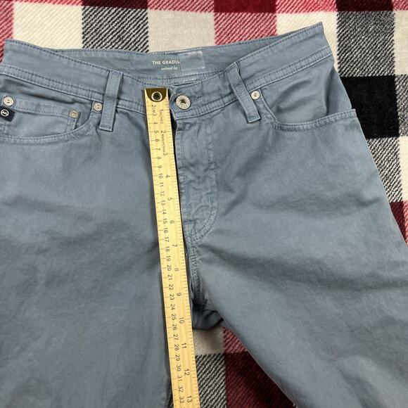 Adriano Goldschmied Pants Mens 32x32 (29x29") Blue The Graduate Tailored Leg AG - Picture 4 of 9